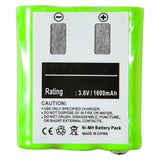 Batteries N Accessories BNA-WB-H1004 2-Way Radio Battery - Ni-MH, 3.6V, 1600 mAh, Ultra High Capacity Battery - Replacement for Motorola 53615 Battery