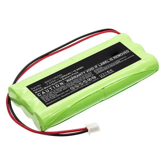 Batteries N Accessories BNA-WB-H17100 Alarm System Battery - Ni-MH, 7.2V, 1500mAh, Ultra High Capacity - Replacement for Vesta 802311062W2 Battery