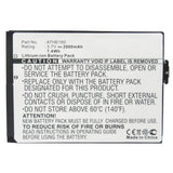 Batteries N Accessories BNA-WB-L3264 Cell Phone Battery - Li-Ion, 3.7V, 2000 mAh, Ultra High Capacity Battery - Replacement for DOPOD 35H00081-00M Battery