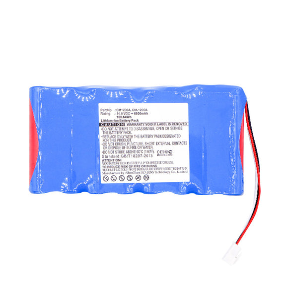 Batteries N Accessories BNA-WB-L10852 Medical Battery - Li-ion, 14.8V, 6800mAh, Ultra High Capacity - Replacement for COMEN CM1200A Battery