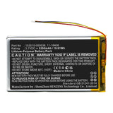 Batteries N Accessories BNA-WB-P17432 GPS Battery - Li-Pol, 3.7V, 5300mAh, Ultra High Capacity - Replacement for Appareo 11-16408 Battery