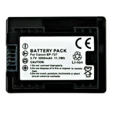 Batteries N Accessories BNA-WB-BP727 Camcorder Battery - li-ion, 3.6V, 2900 mAh, Ultra High Capacity Battery - Replacement for Canon BP-727 Battery