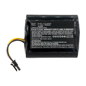 Batteries N Accessories BNA-WB-L15180 Medical Battery - Li-ion, 11.1V, 2600mAh, Ultra High Capacity - Replacement for Physio-Control 11141-000162 Battery