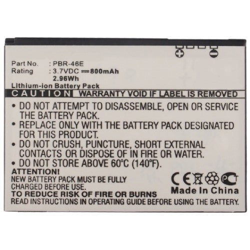 Batteries N Accessories BNA-WB-L3938 Cell Phone Battery - Li-ion, 3.7, 800mAh, Ultra High Capacity Battery - Replacement for Pantech PBR-46E Battery