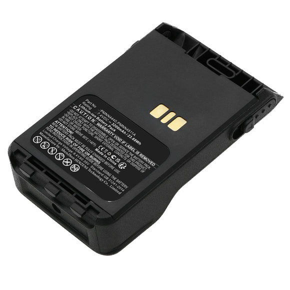 Batteries N Accessories BNA-WB-L17603 2-Way Radio Battery - Li-ion, 7.4V, 3200mAh, Ultra High Capacity - Replacement for Motorola PMNN4440 Battery