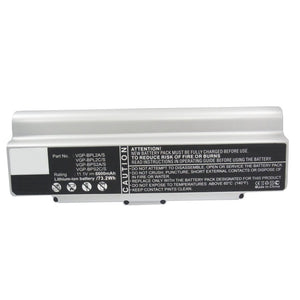 Batteries N Accessories BNA-WB-L10746 Laptop Battery - Li-ion, 11.1V, 6600mAh, Ultra High Capacity - Replacement for Sony VGP-BPL2A/S Battery