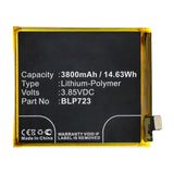 Batteries N Accessories BNA-WB-P14753 Cell Phone Battery - Li-Pol, 3.85V, 3800mAh, Ultra High Capacity - Replacement for OPPO BLP723 Battery