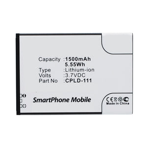 Batteries N Accessories BNA-WB-L10040 Cell Phone Battery - Li-ion, 3.7V, 1500mAh, Ultra High Capacity - Replacement for Coolpad CPLD-106 Battery