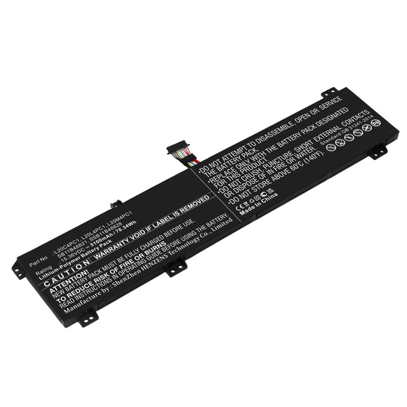 Batteries N Accessories BNA-WB-P17467 Laptop Battery - Li-Pol, 15.36V, 5100mAh, Ultra High Capacity - Replacement for Lenovo L20C4PC1 Battery