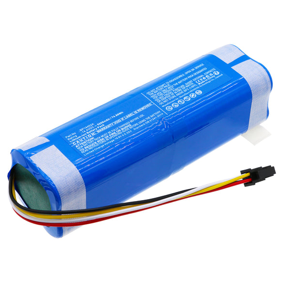 Batteries N Accessories BNA-WB-L19065 Vacuum Cleaner Battery - Li-ion, 14.4V, 5200mAh, Ultra High Capacity - Replacement for Midea BP14452A Battery