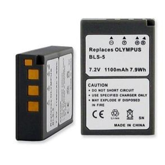 Batteries N Accessories BNA-WB-BLI-409 Digital Camera Battery - li-ion, 7.2V, 1100 mAh, Ultra High Capacity Battery - Replacement for Olympus BLS-5 Battery