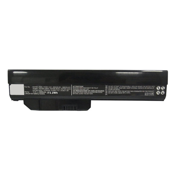 Batteries N Accessories BNA-WB-L16073 Laptop Battery - Li-ion, 10.8V, 6600mAh, Ultra High Capacity - Replacement for HP HSTNN-IBON Battery