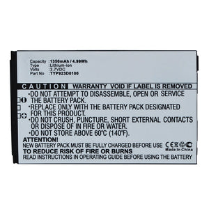 Batteries N Accessories BNA-WB-L12186 Cell Phone Battery - Li-ion, 3.7V, 1350mAh, Ultra High Capacity - Replacement for K-Touch TYP923D0100 Battery