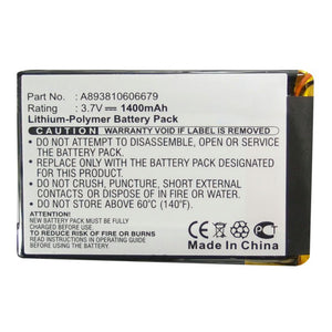 Batteries N Accessories BNA-WB-P14491 Cell Phone Battery - Li-Pol, 3.7V, 1400mAh, Ultra High Capacity - Replacement for i-mate 893810606679 Battery
