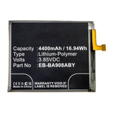 Batteries N Accessories BNA-WB-P13014 Cell Phone Battery - Li-Pol, 3.85V, 4400mAh, Ultra High Capacity - Replacement for Samsung EB-BA908ABY Battery