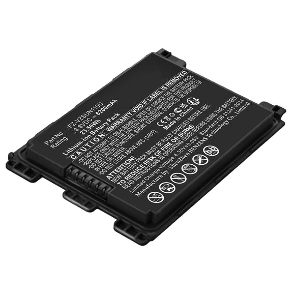 Batteries N Accessories BNA-WB-L18846 Tablet Battery - Li-ion, 3.8V, 6200mAh, Ultra High Capacity - Replacement for Panasonic FZ-VZSUN110U Battery