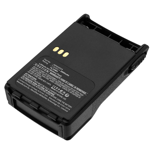 Batteries N Accessories BNA-WB-L18344 2-Way Radio Battery - Li-ion, 7.4V, 2600mAh, Ultra High Capacity - Replacement for Motorola JMNN4023 Battery