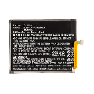 Batteries N Accessories BNA-WB-P12992 Cell Phone Battery - Li-Pol, 3.85V, 2900mAh, Ultra High Capacity - Replacement for Samsung QL1695 Battery