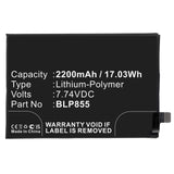 Batteries N Accessories BNA-WB-P17353 Cell Phone Battery - Li-Pol, 7.74V, 2200mAh, Ultra High Capacity - Replacement for OPPO BLP855 Battery