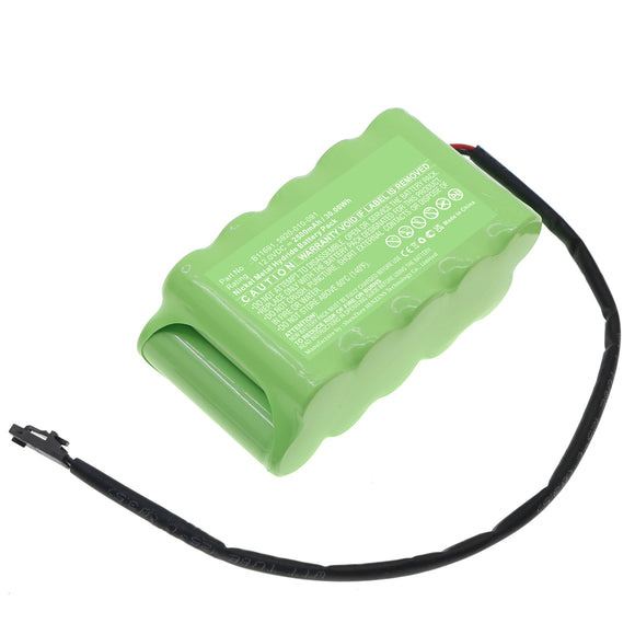 Batteries N Accessories BNA-WB-H17502 Medical Battery - Ni-MH, 12V, 2500mAh, Ultra High Capacity - Replacement for Stryker 5920-010-091 Battery