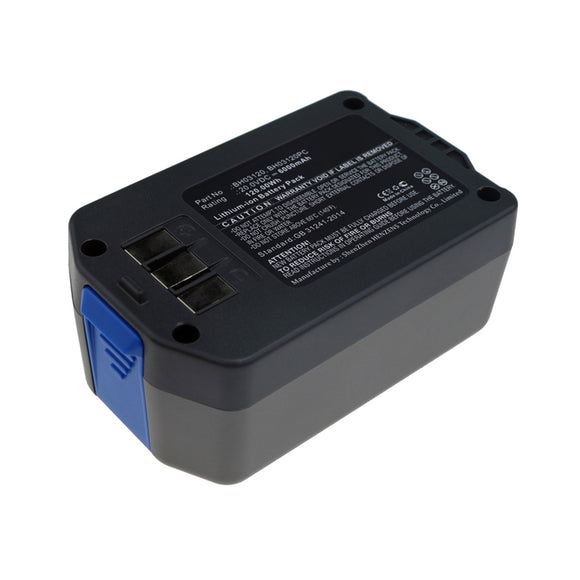 Batteries N Accessories BNA-WB-L12035 Vacuum Cleaner Battery - Li-ion, 20V, 6000mAh, Ultra High Capacity - Replacement for Hoover BH03100 Battery