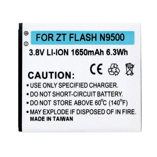 Batteries N Accessories BNA-WB-BLI-1319-1.6 Cell Phone Battery - Li-Ion, 3.7V, 1650 mAh, Ultra High Capacity Battery - Replacement for ZTE Li3817T43P3H595251 Battery