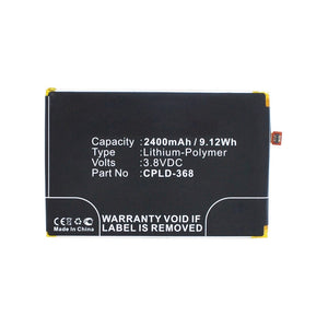 Batteries N Accessories BNA-WB-P10108 Cell Phone Battery - Li-Pol, 3.8V, 2400mAh, Ultra High Capacity - Replacement for Coolpad CPLD-368 Battery