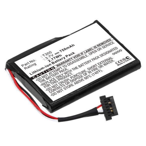Batteries N Accessories BNA-WB-L4256 GPS Battery - Li-Ion, 3.7V, 750 mAh, Ultra High Capacity Battery - Replacement for Navman T300 Battery