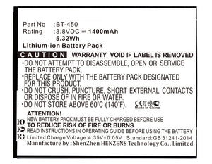 Batteries N Accessories BNA-WB-L14789 Cell Phone Battery - Li-ion, 3.7V, 1100mAh, Ultra High Capacity - Replacement for Philips AB1200CWMT Battery