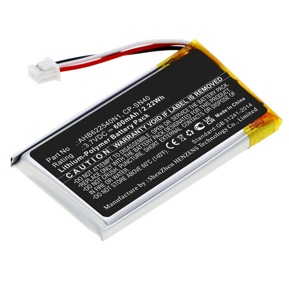 Batteries N Accessories BNA-WB-P17596 Wireless Headset Battery - Li-Pol, 3.7V, 600mAh, Ultra High Capacity - Replacement for Sennheiser AHB622540N1 Battery