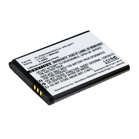 Batteries N Accessories BNA-WB-L14157 Cordless Phone Battery - Li-ion, 3.7V, 900mAh, Ultra High Capacity - Replacement for Yealink W53-BATT Battery