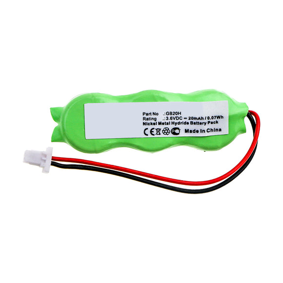 Batteries N Accessories BNA-WB-H9798 Barcode Scanner Battery - Ni-MH, 3.6V, 20mAh, Ultra High Capacity - Replacement for CipherLAB GB20H Battery