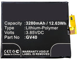 Batteries N Accessories BNA-WB-P8357 Cell Phone Battery - Li-Pol, 3.85V, 3280mAh, Ultra High Capacity Battery - Replacement for Motorola GV40, SNN5968A Battery