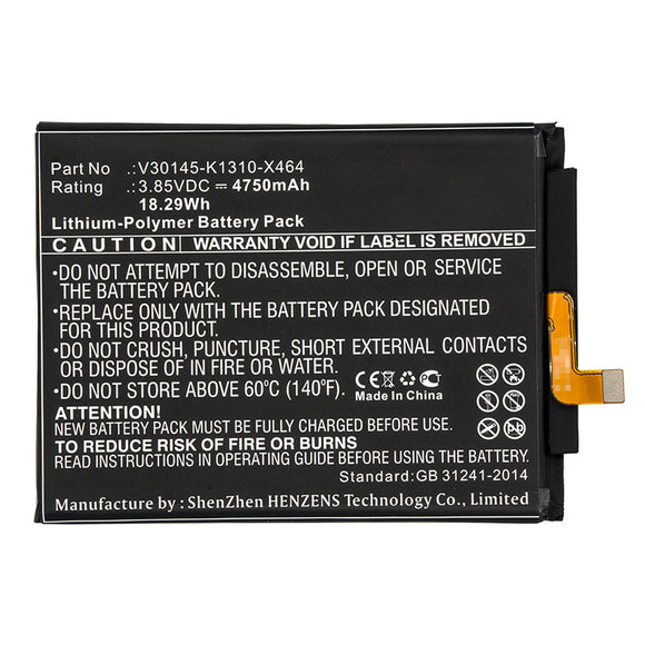 Batteries N Accessories BNA-WB-P11510 Cell Phone Battery - Li-Pol, 3.85V, 4750mAh, Ultra High Capacity - Replacement for Gigaset V30145-K1310-X464 Battery
