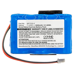 Batteries N Accessories BNA-WB-H10290 Equipment Battery - Ni-MH, 7.2V, 3000mAh, Ultra High Capacity - Replacement for BIRDOG BP7233-2 Battery