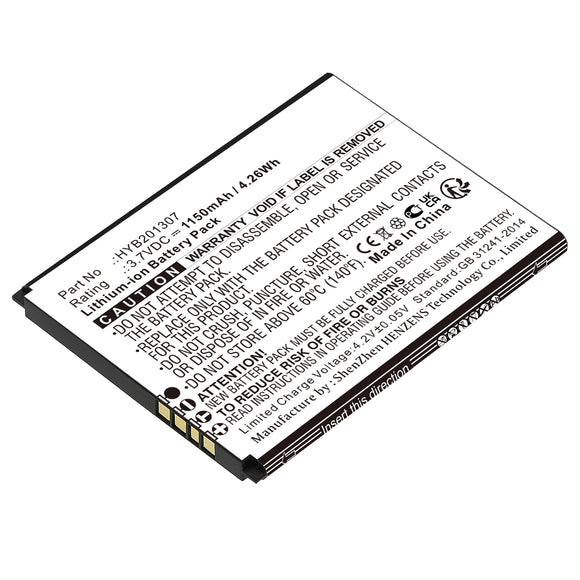 Batteries N Accessories BNA-WB-L17740 Cell Phone Battery - Li-ion, 3.7V, 1150mAh, Ultra High Capacity - Replacement for UMX HYB201307 Battery