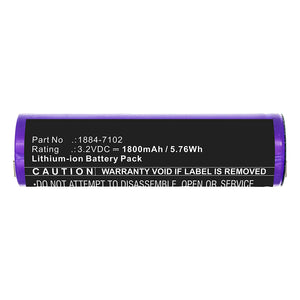 Batteries N Accessories BNA-WB-L15355 Shaver Battery - Li-ion, 3.2V, 1800mAh, Ultra High Capacity - Replacement for Moser 1884-7102 Battery