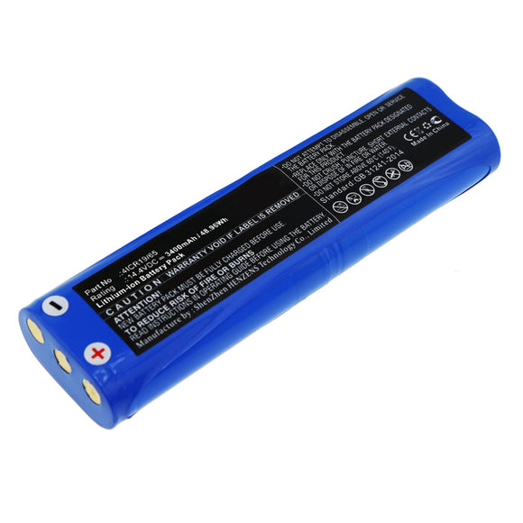 Batteries N Accessories BNA-WB-L8894-VC Vacuum Cleaner Battery - Li-ion, 14.4V, 3400mAh, Ultra High Capacity - Replacement for Bissell 4ICR19/65 Battery