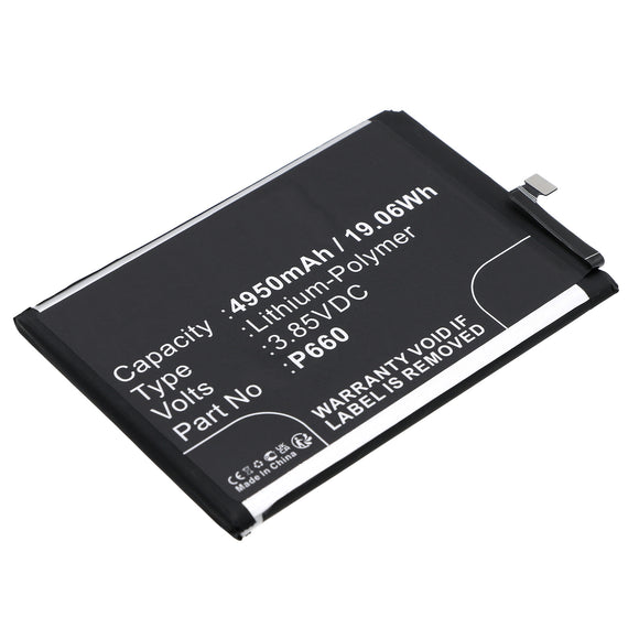 Batteries N Accessories BNA-WB-P18751 Cell Phone Battery - Li-Pol, 3.85V, 4950mAh, Ultra High Capacity - Replacement for Nokia P660 Battery