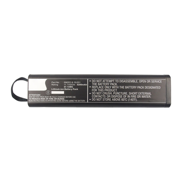 Batteries N Accessories BNA-WB-L16180 Medical Battery - Li-ion, 11.1V, 5200mAh, Ultra High Capacity - Replacement for GE AS11194 Battery