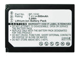 Batteries N Accessories BNA-WB-L9115 Digital Camera Battery - Li-ion, 7.4V, 800mAh, Ultra High Capacity - Replacement for Samsung BP-1030 Battery