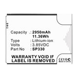 Batteries N Accessories BNA-WB-L14633 Cell Phone Battery - Li-ion, 3.85V, 2950mAh, Ultra High Capacity - Replacement for Nokia SP330 Battery