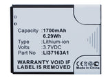 Batteries N Accessories BNA-WB-L3432 Cell Phone Battery - Li-Ion, 3.7V, 1700 mAh, Ultra High Capacity Battery - Replacement for Medion LI37163A1 Battery