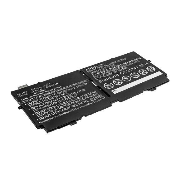 Batteries N Accessories BNA-WB-P10713 Laptop Battery - Li-Pol, 7.6V, 6500mAh, Ultra High Capacity - Replacement for Dell 52TWH Battery