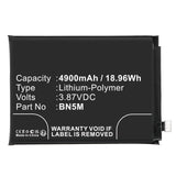 Batteries N Accessories BNA-WB-P18561 Cell Phone Battery - Li-Pol, 3.87V, 4900mAh, Ultra High Capacity - Replacement for Redmi BN5M Battery