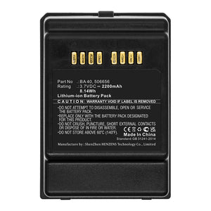 Batteries N Accessories BNA-WB-L17081 Wireless Headset Battery - Li-ion, 3.7V, 2200mAh, Ultra High Capacity - Replacement for Sennheiser BA 40 Battery