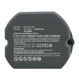 Batteries N Accessories BNA-WB-L17810 Vacuum Cleaner Battery - Li-ion, 18V, 2000mAh, Ultra High Capacity - Replacement for Panasonic AVV12V-U9 Battery
