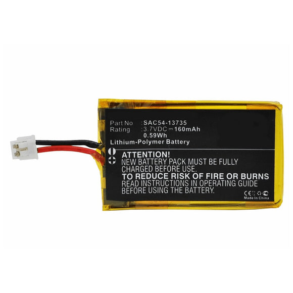Batteries N Accessories BNA-WB-P9303 Dog Collar Battery - Li-Pol, 3.7V, 160mAh, Ultra High Capacity - Replacement for SportDOG SAC54-13735 Battery