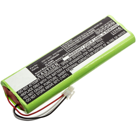 Batteries N Accessories BNA-WB-H7260 Lawn Mower Battery - Ni-MH, 18V, 3000 mAh, Ultra High Capacity Battery - Replacement for Gardena 112862101 Battery