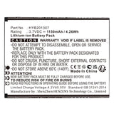 Batteries N Accessories BNA-WB-L17740 Cell Phone Battery - Li-ion, 3.7V, 1150mAh, Ultra High Capacity - Replacement for UMX HYB201307 Battery